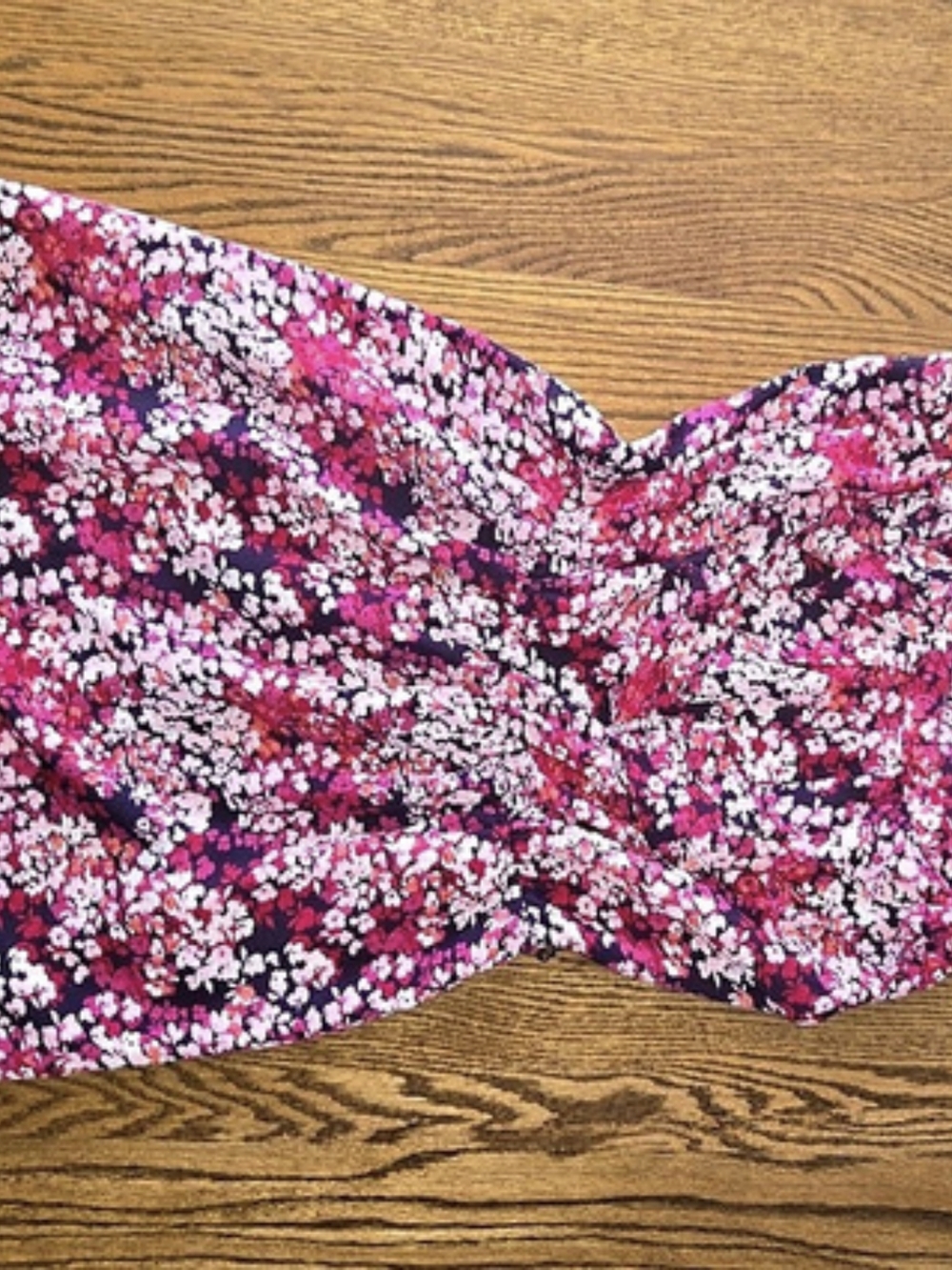 Express Floral Mini Dress in Pink & Purple Like New
